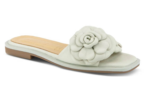 Spring Step Domonique Slide Sandals: Mint Green